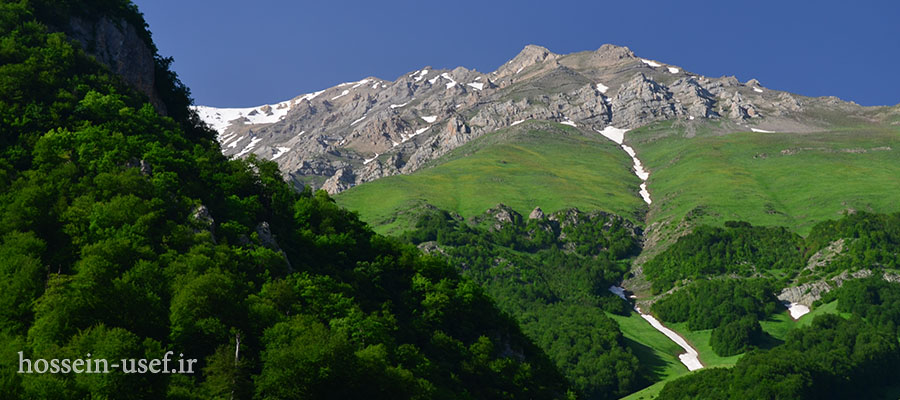 نمای قله سیالان از دشت دریاسر نمای قله سیالان از دشت دریاسر